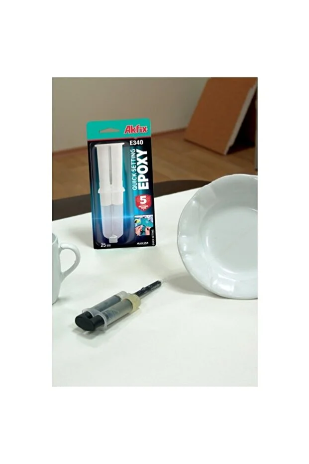 Akfix E340 Hızlı Epoksi Yapıştırıcı 25 ml (5 Dk Kuruma)